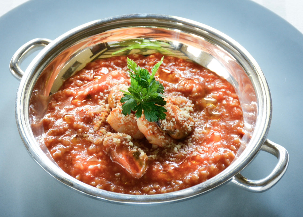 プロヴァンス風、魚介とトマトのリゾット