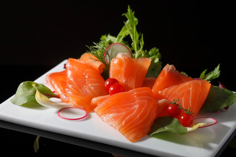 自家製スモークサーモン